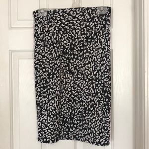 Black leopard LuLaRoe Cassie skirt